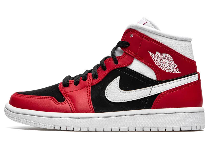 Air Jordan 1 Mid Gym Red Black (BQ6472-601)