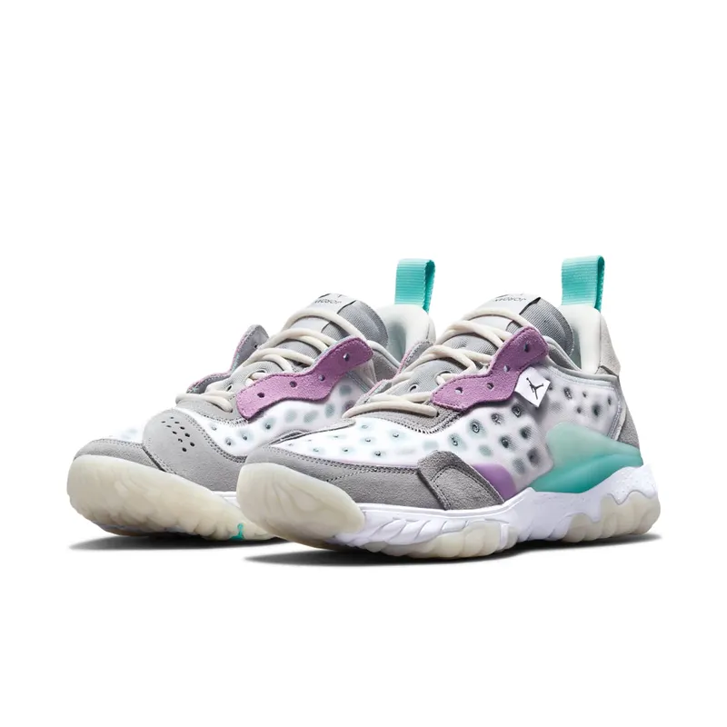 Jordan Delta 2 Grey – “White / Aqua / Purple” (CV8121-002)
