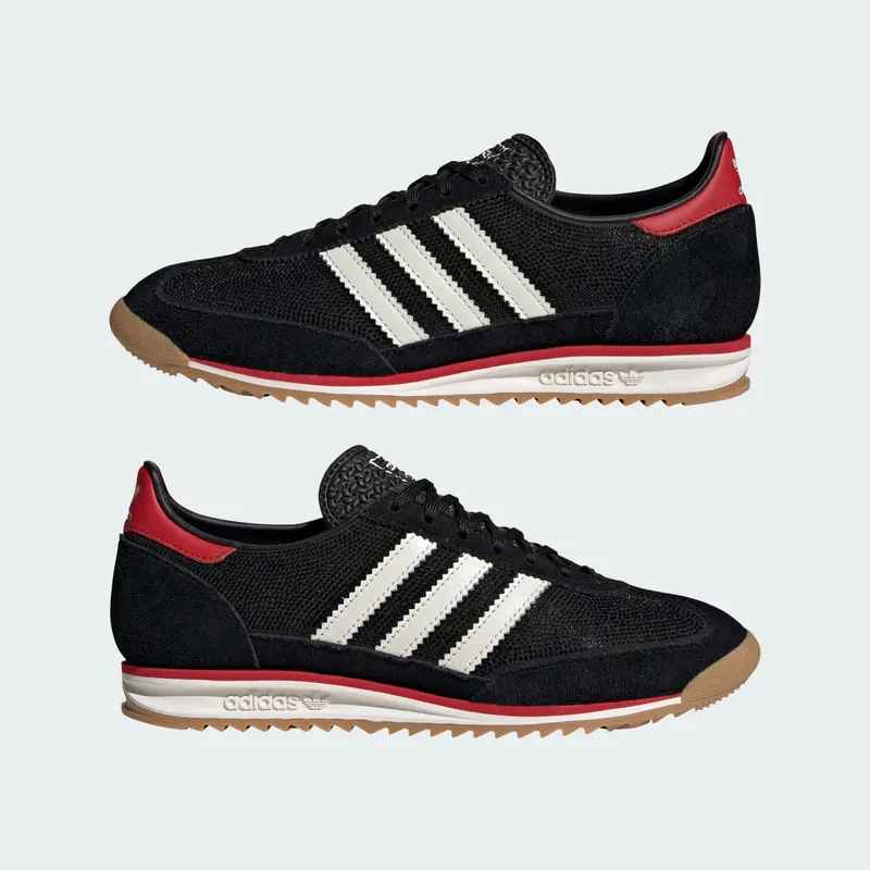 Adidas SL 72 OG Shoes Core Black / Off White / Better Scarlet (IH9204)