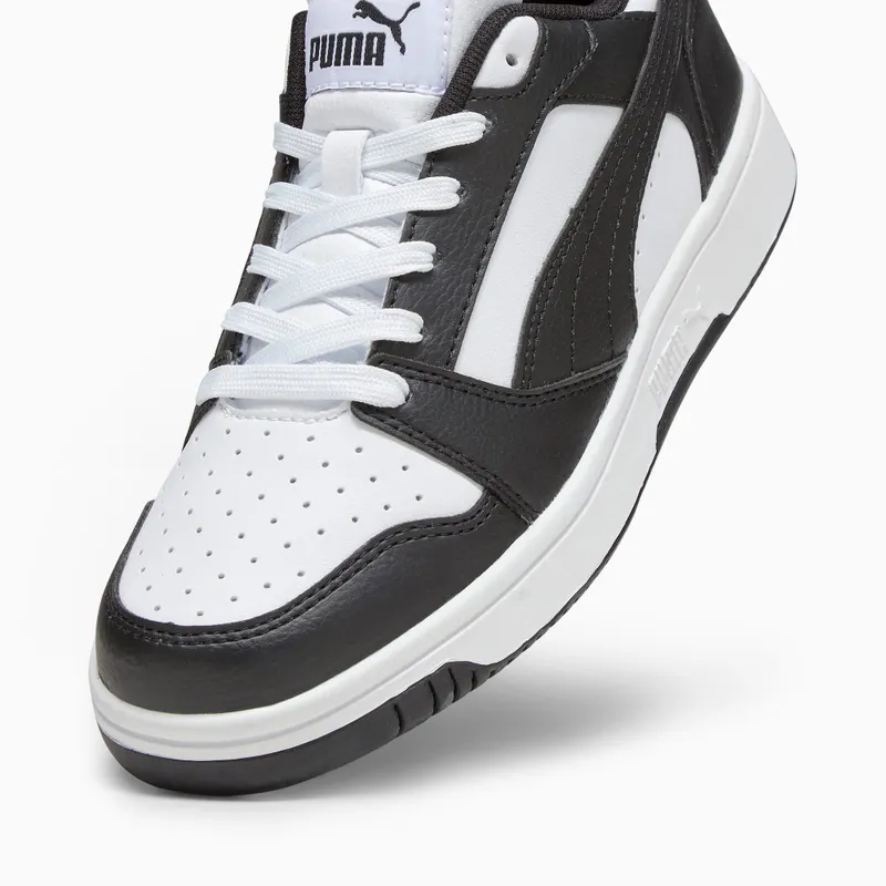 Puma Rebound V6 Lo White/Black (393833-01)