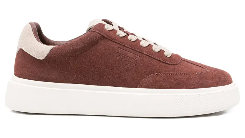 GUESS USA Sneakers aus Wildleder – Braun (FMFPLASUE12BROGY)