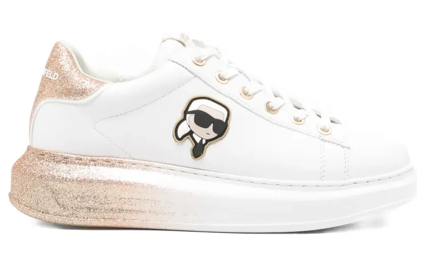 Karl Lagerfeld Kapri Ombre Nft met plateauzool “White” (KL62530F01G)