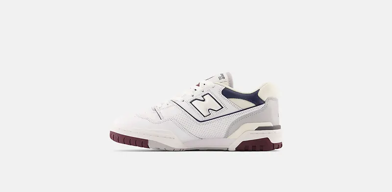 New Balance 550 “White / Indigo / Burgundy” (BB550PWB)