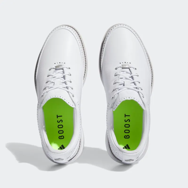 adidas MC80 Spikeless Golf Cloud White Matte Silver Lucid Lemon (ID4748)