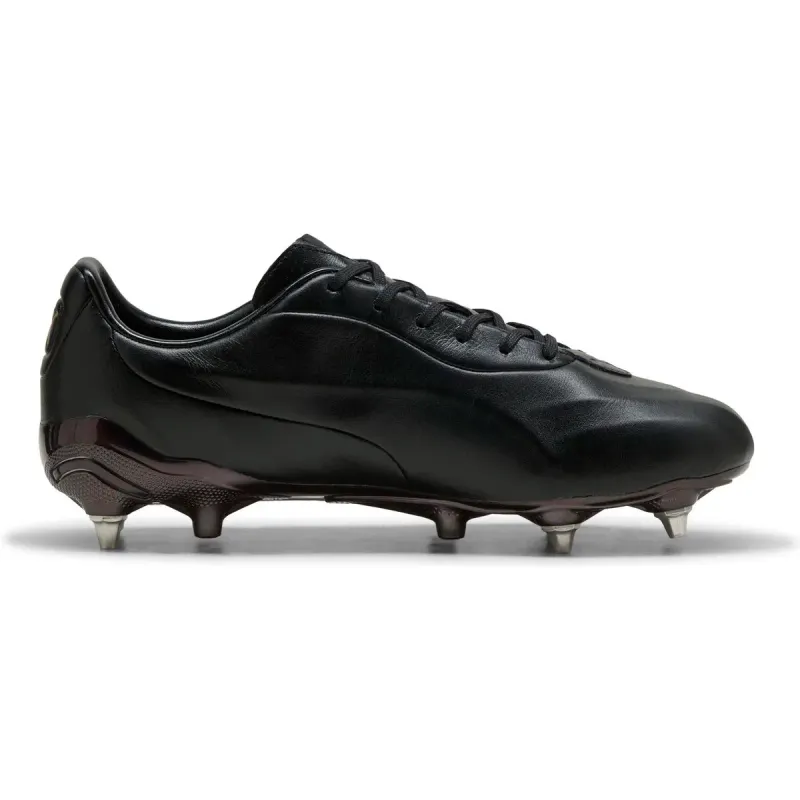 Puma King Platinum MxSG Stollen-Fußballschuhe 02 – PUMA black/PUMA black/metallic gold 46 für Herren, schwarz, Größe 44 EU (109028)