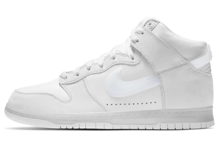 Nike Slam Jam x Dunk High ‘White Platinum’ White/Clear/Pure Platinum (DA1639-100)