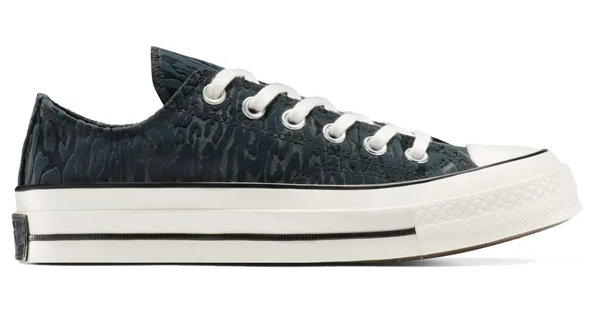 Converse Chuck 70 Ox Black Satin Leopard