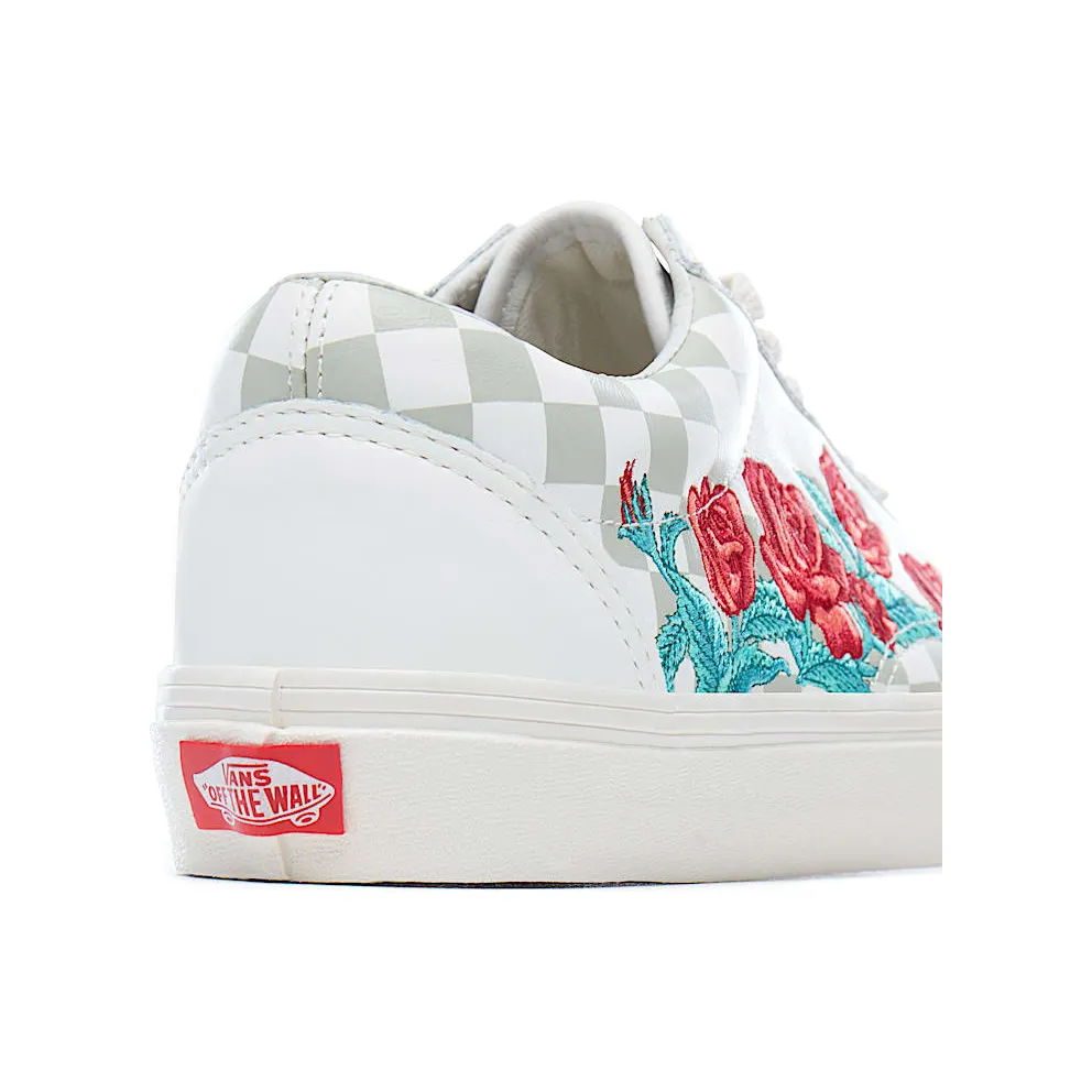 Vans Old Skool Rose Embroidery (White) Marshmallow/Turtledove (VN0A38G3QF9)