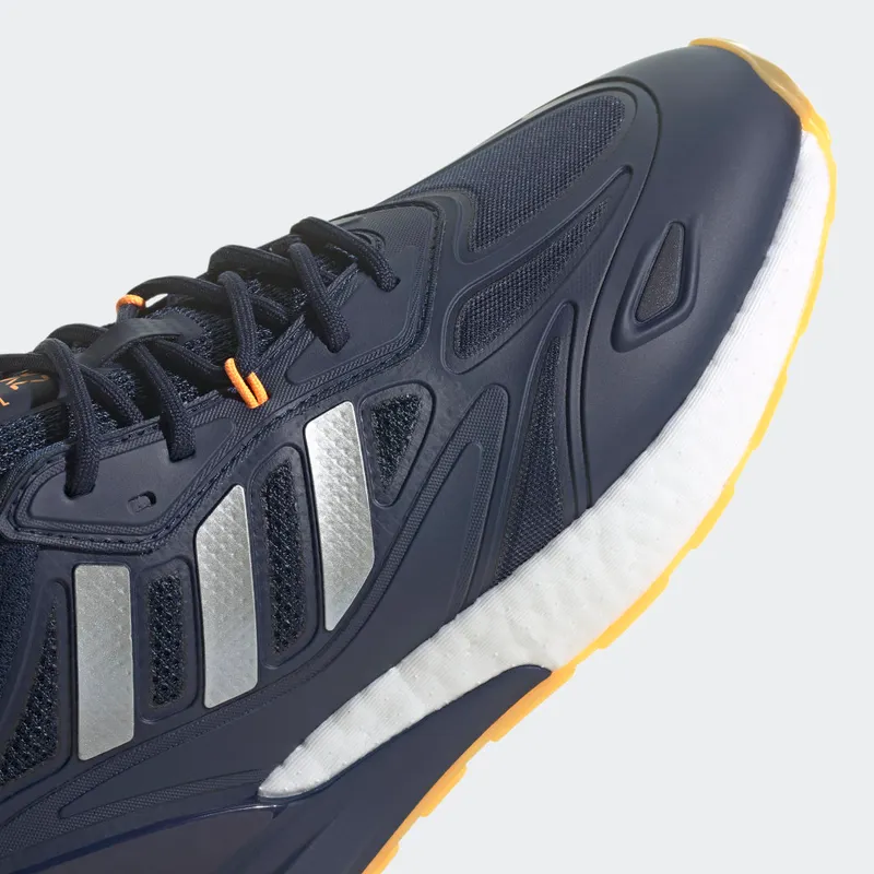 Adidas ZX 2K BOOST 2.0 Night Indigo / Silver Metallic / Flash Orange (GW8240)