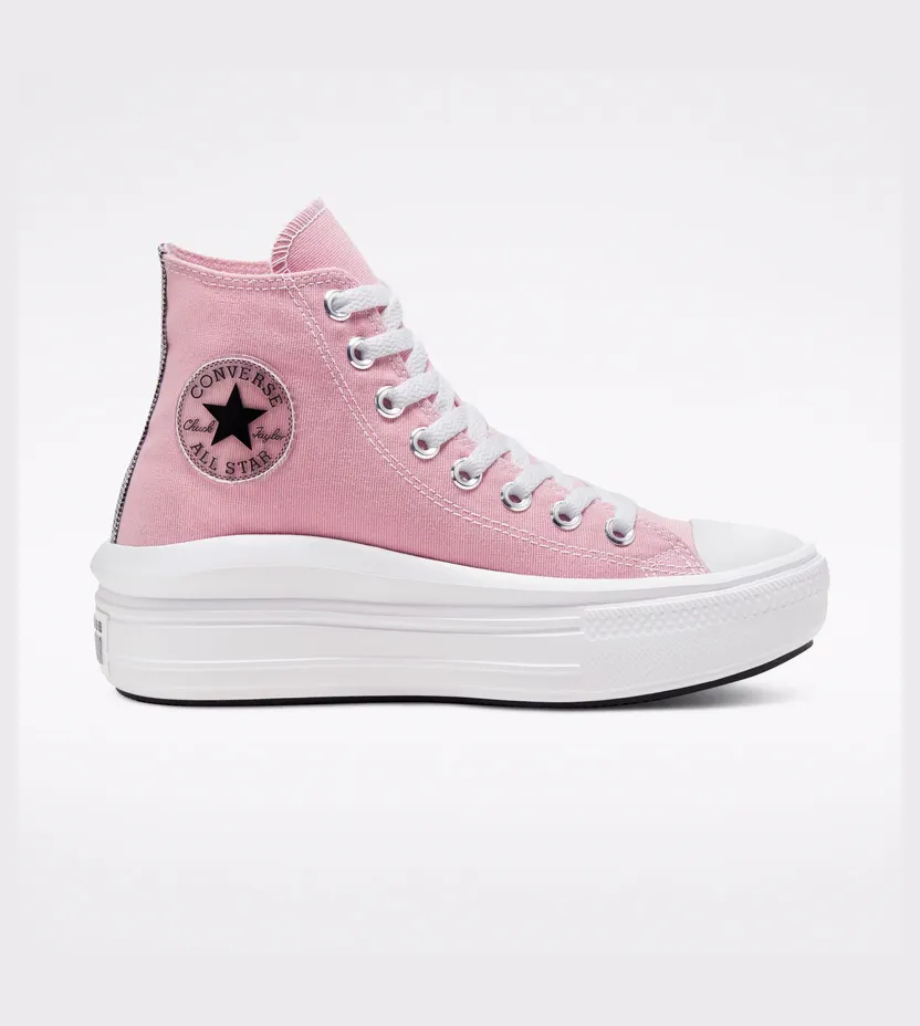 Converse CTAS MOVE HI FARRO/CACTUS FLOWER/WIT Lotus Pink/black/white (568795C)