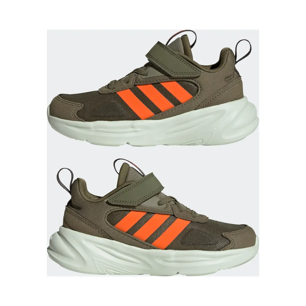 Adidas Ozelle Running Lifestyle Elastic Lace with Top Strap Focus Olive / Impact Orange / Linen Green (GY7112)