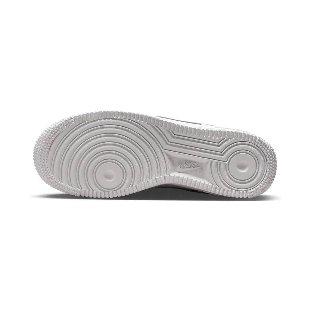 Nike Air Force 1 Low White Wolf Grey Crimson Mini Swoosh (FD9772-100)