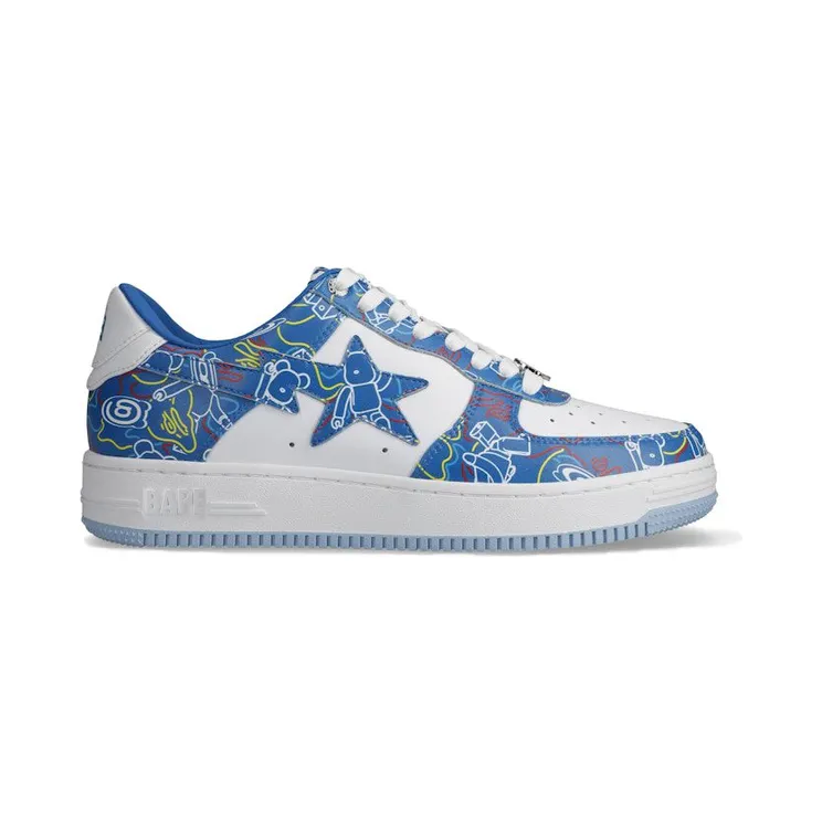 A Bathing Ape Bape Sta Medicom Toy Bearbrick Camo Blue (1H73191913-BLU)