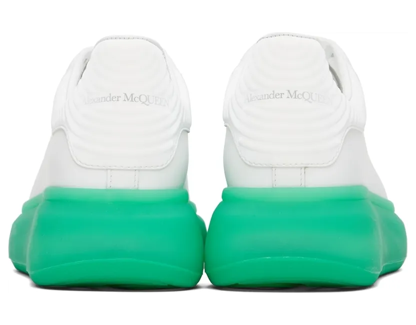 Alexander McQueen Black & Green Oversized Sneakers (682397WIB94) (4)