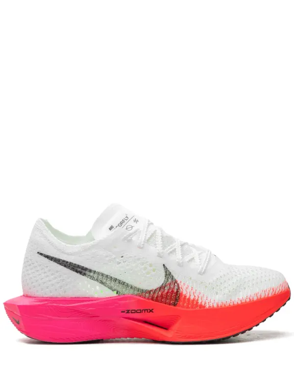 Nike ZoomX Vaporfly 3 White/Bright Crimson/Fierce Pink/Black Sneakers – Weiß (HF4995)