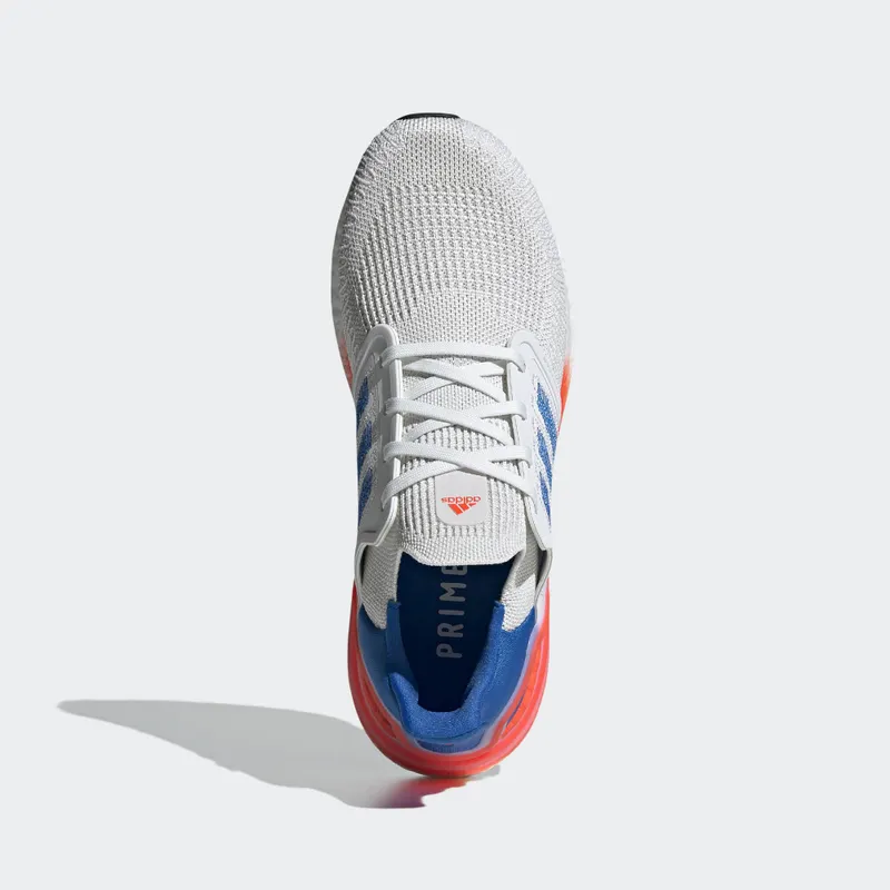 adidas Ultra Boost 20 White Glory Blue Solar Red Crystal White/Glory Blue/Solar Red (EG0708)