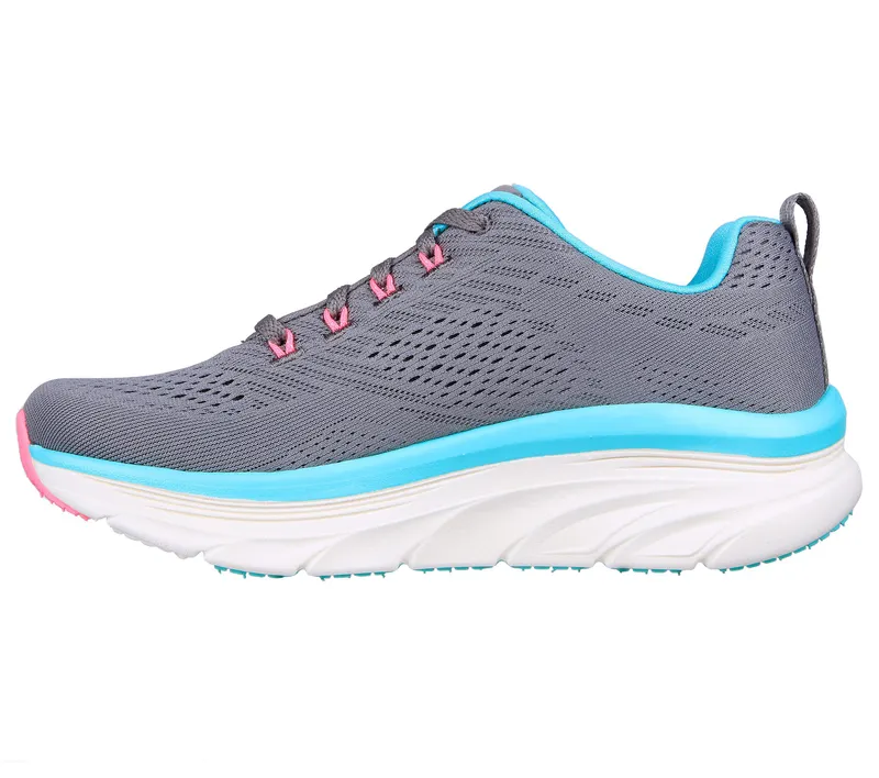 Skechers Relaxed Fit: D’Lux Walker – Fresh Finesse – Grey / Multi (149368 GMLT)