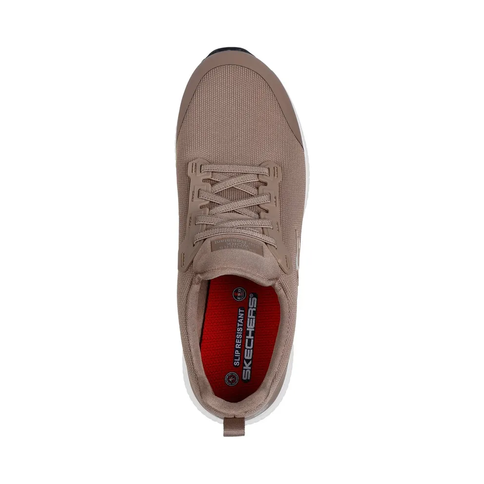Skechers Work: Squad SR – Myton Sneaker Taupe