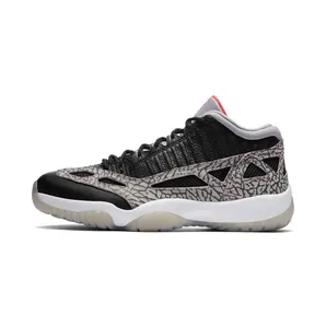 Air Jordan 11 Low IE “Black / Cement Grey / White / Fire Red” (919712-006)