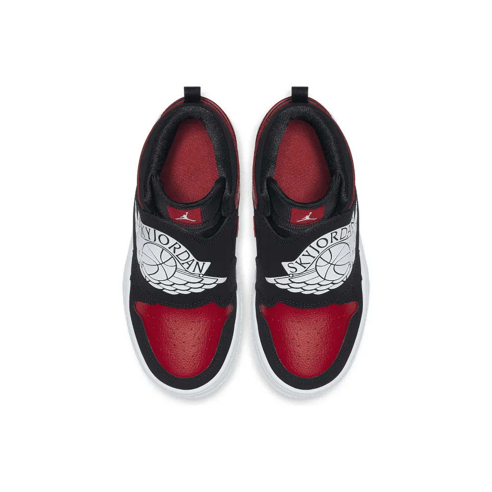 Jordan Sky 1 Bred (PS) Black/White-Gym Red (BQ7197-001)
