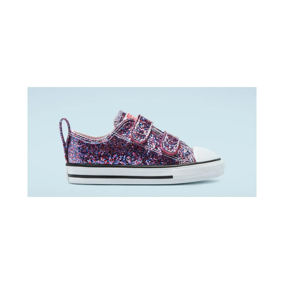 Converse Coated Glitter Easy-On Chuck Taylor All Star Low Top Bold Pink/White/Black (770178C)