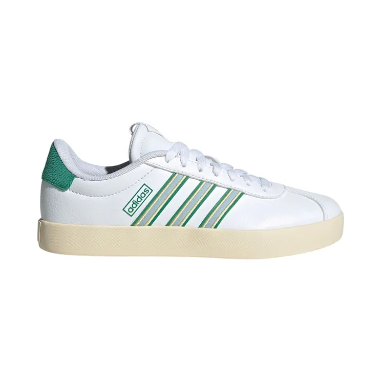 adidas VL Court 3.0 Cloud White Glow Blue Semi Court Green (JQ7313)