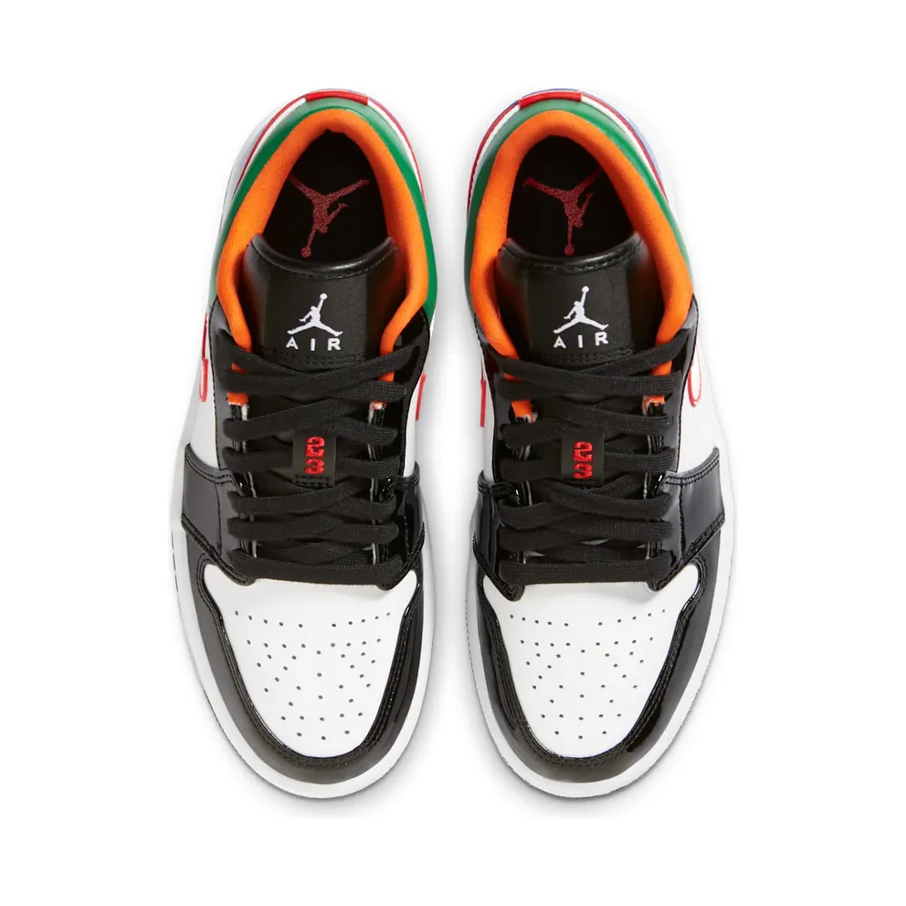 Air Jordan WMNS 1 Low Multi-Color Black Toe (2020) (CZ4776-101)