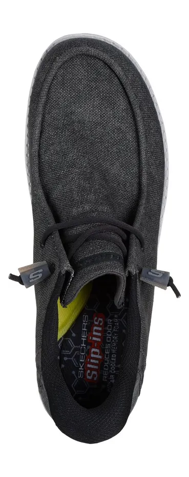 skechers-relaxed-fit 210959_BKGY