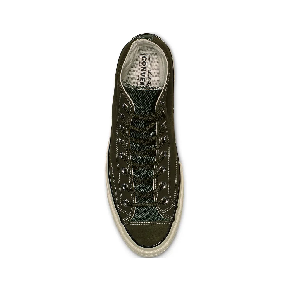 Converse Chuck Taylor All-Star 70s Hi Suede Pack Utility Green Utility Green/Black-Egret (162371C)