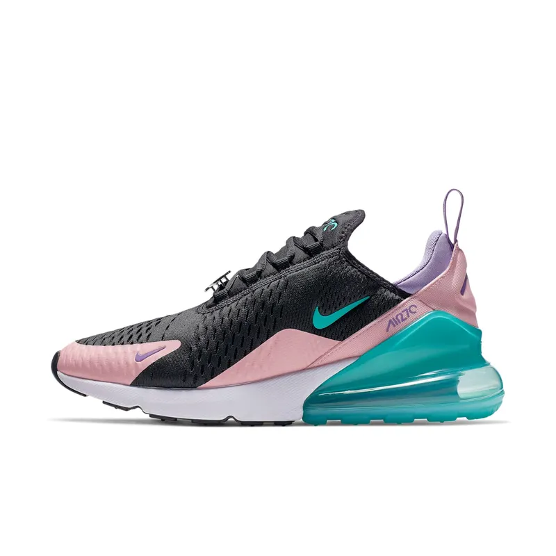 Nike Air Max 270 Have a Day Black/Hyper Jade-Bleached Coral-Space Purple (CI2309-001)