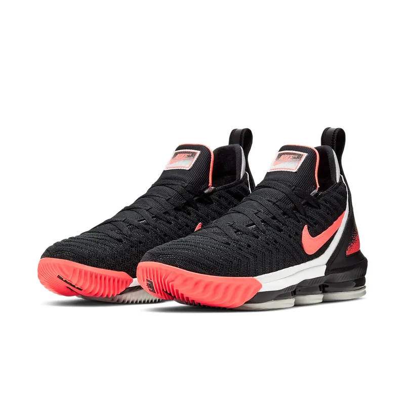 Nike LeBron 16 Black Hot Lava Black/Hot Lava-Flat Silver (CI1521-001)