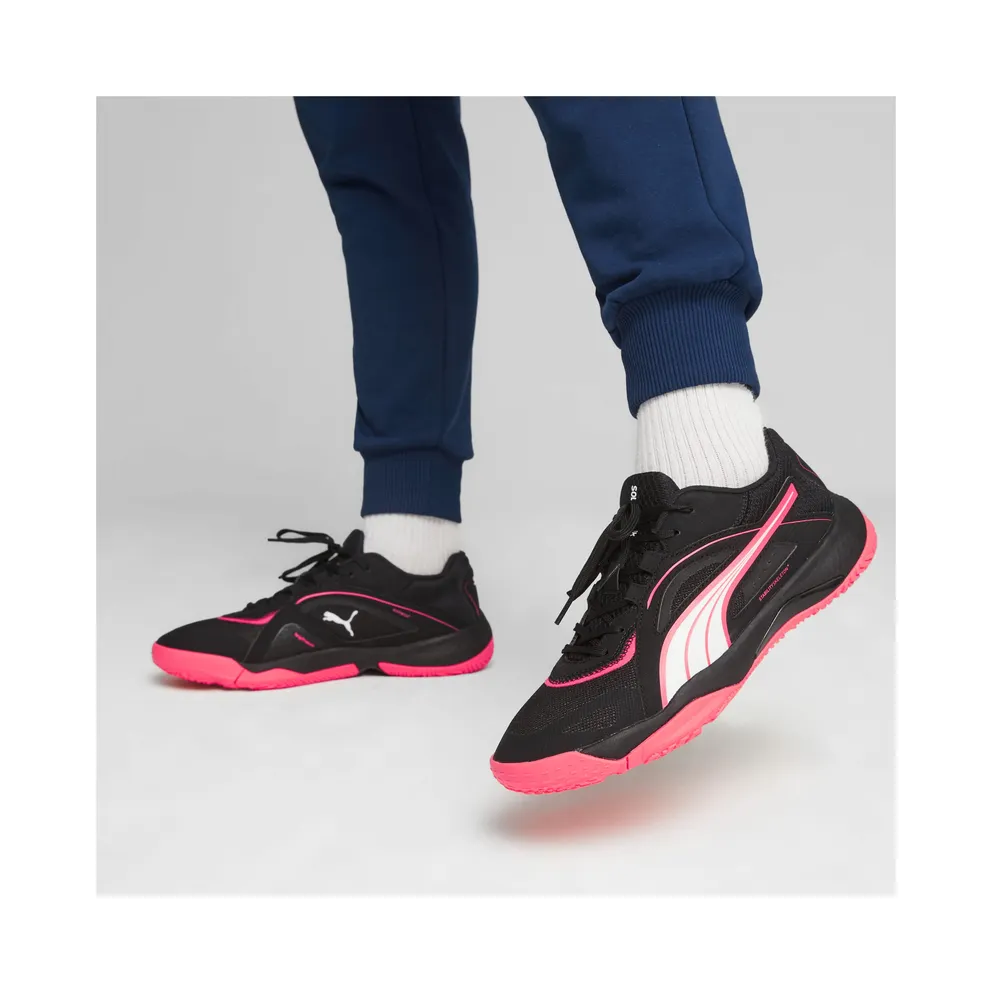 Puma Solarstrike II indoorsportschoenen White/Pink/Black (106881-05)