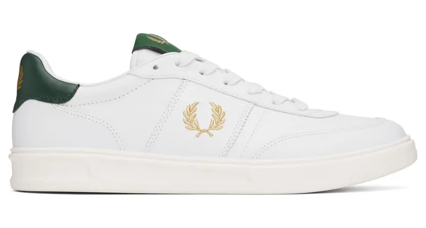 Fred Perry White B400 WHITE (B4299)
