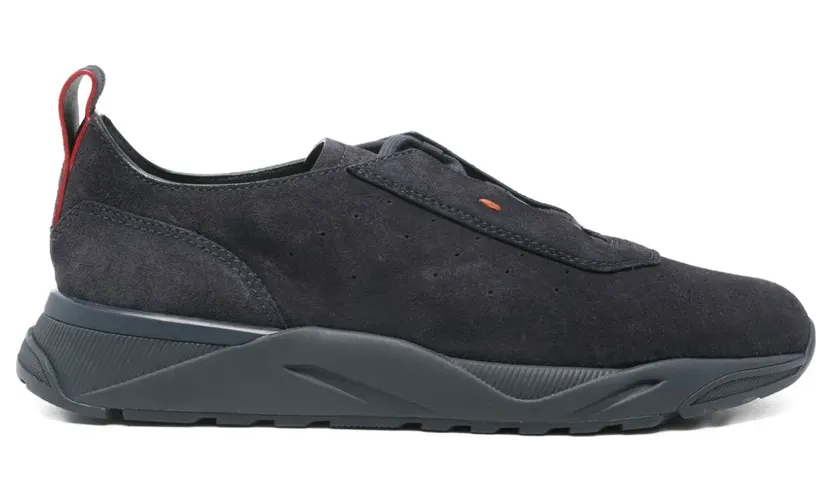 Santoni aus Wildleder “Blue” (MBIM22032NOTTEATU60)