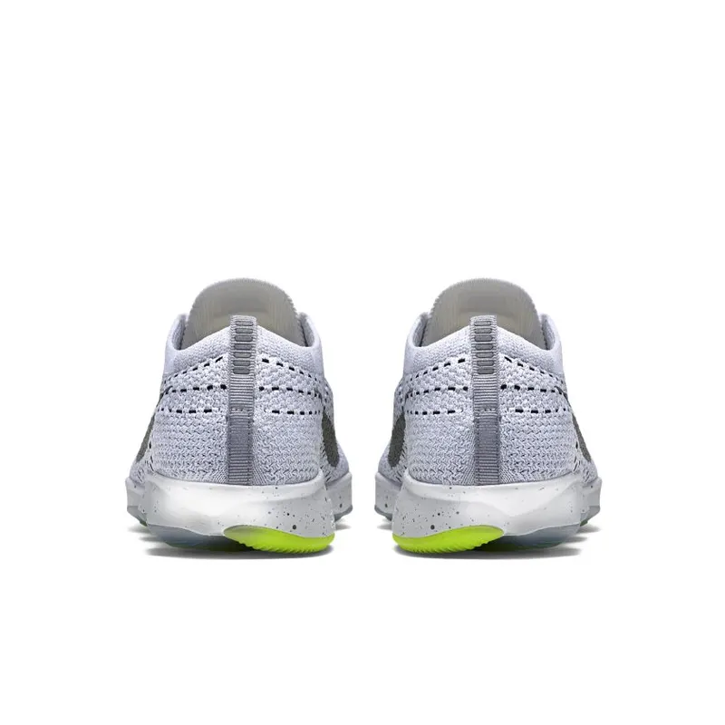 Nike Flyknit Zoom Agility White Wolf Grey (W) White/Wolf Grey-Black-Metallic Cool Grey (698616-100)