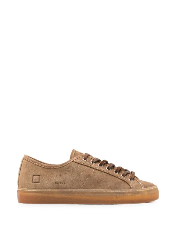 D.A.T.E. Tender suede low-top sneakers – Bruin (M451TESDCU)