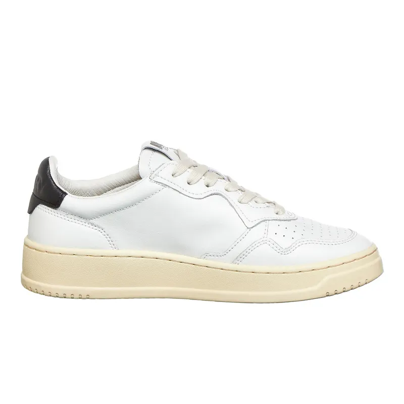 Autry Medalist Low Leather / Leather White / Black (AULWLL22)