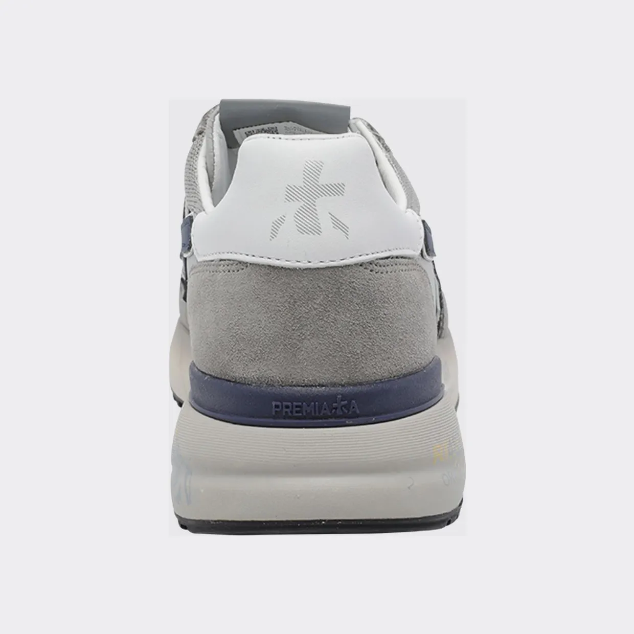 Premiata Mick Suede and Nylon Sneakers Grey (MICK8001) (3)