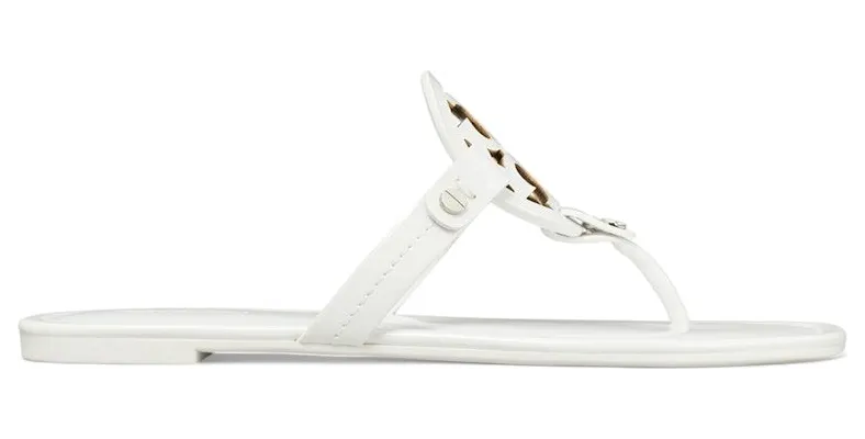 Tory Burch Miller Thong Sandals Optic White (11743-137)