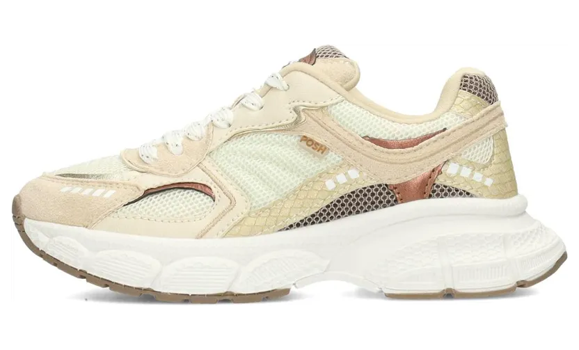 Poelman sneaker Beige / Olijfgroen / Wit (C3370810KPSH49)