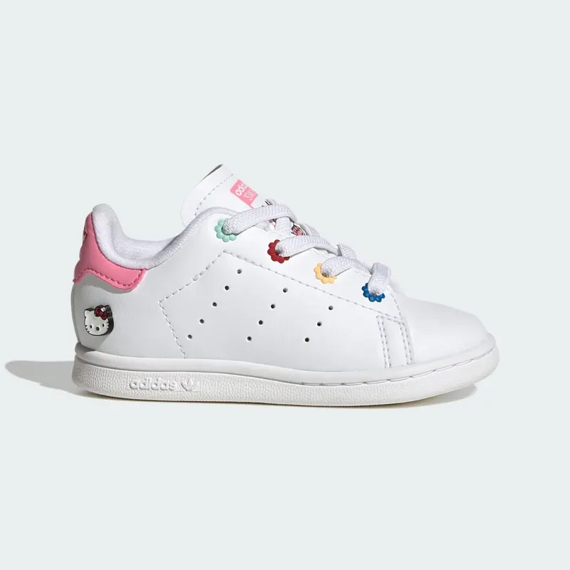 adidas Stan Smith Kids Cloud White / Cloud White / Bliss Pink (ID7232)