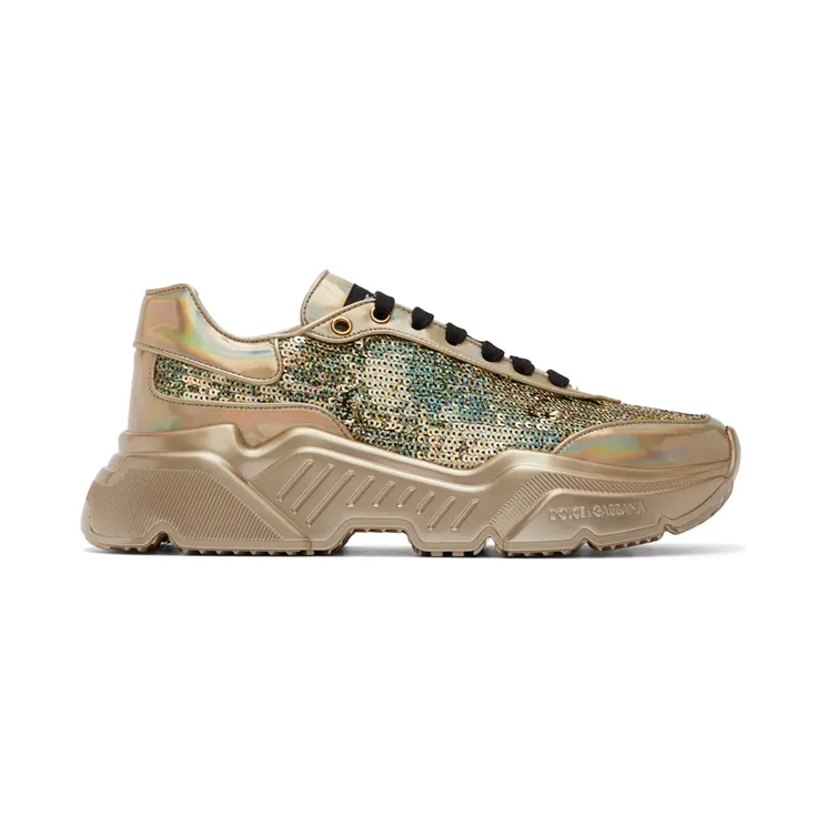 Dolce & Gabbana Gold Daymaster Sneakers (CS1791 AY357)