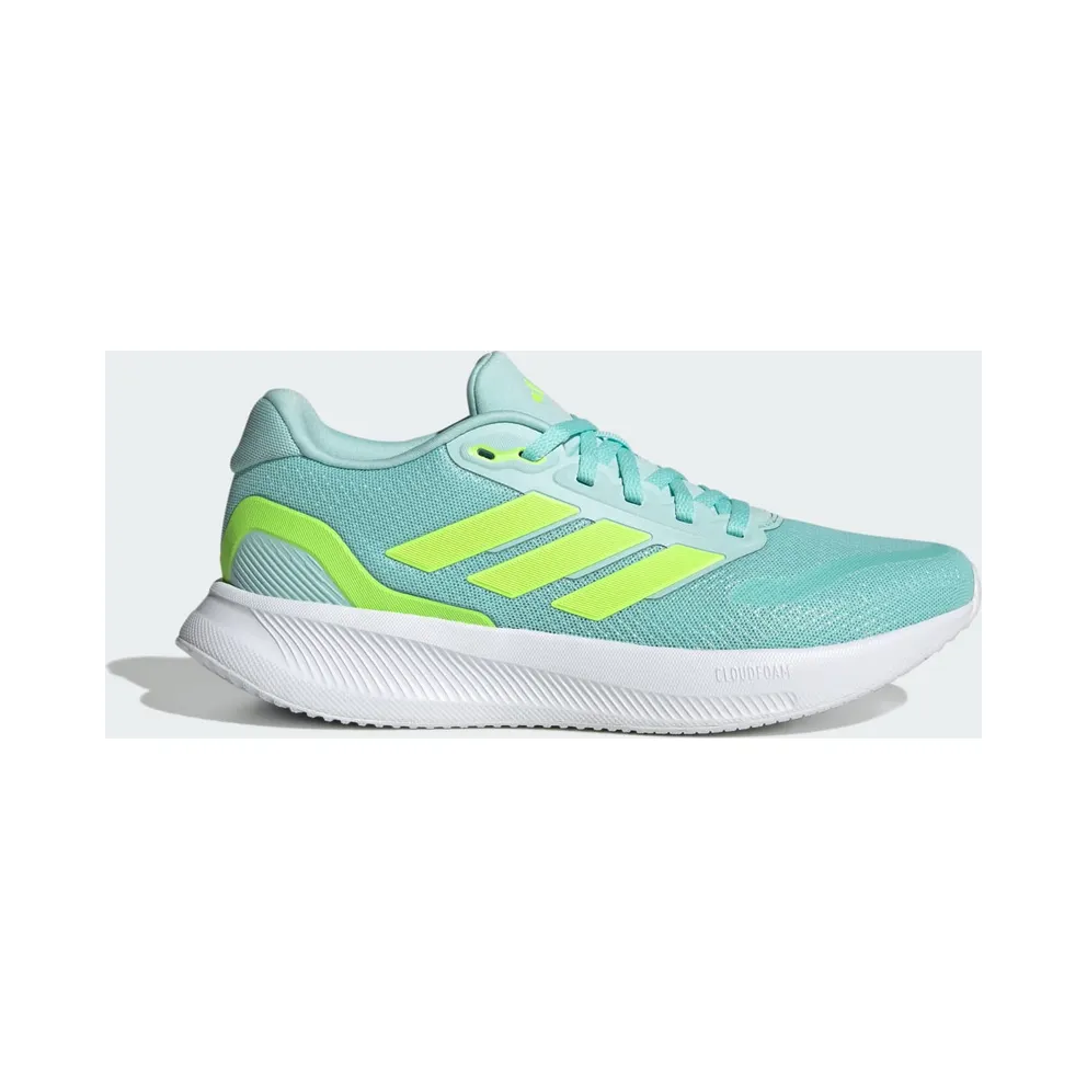 adidas Runfalcon 5 Semi Flash Aqua Lucid Lemon Core Black (JR3088)
