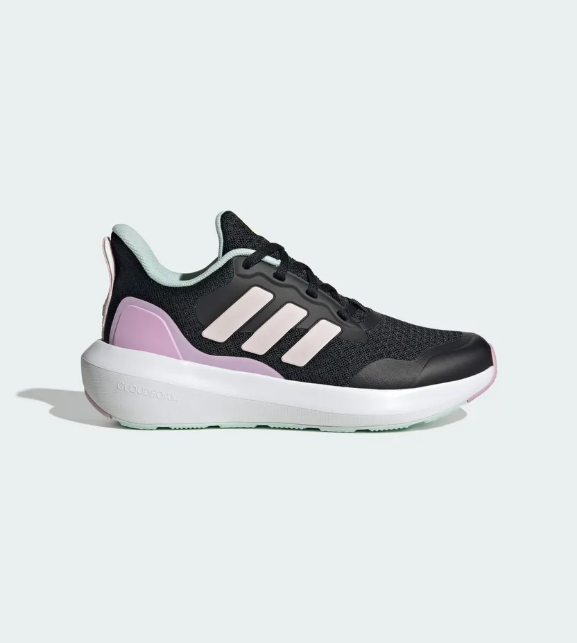 Adidas Fortarun 3.0 Kids Core Black / Clear Pink / Bliss Lilac (JI2180)