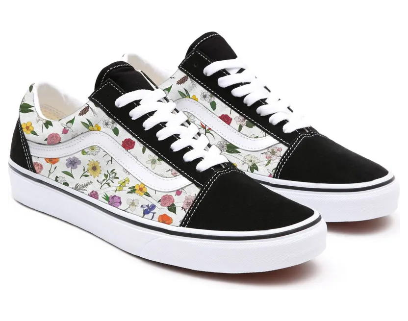 VANS Gepersonaliseerde Garden Floral Old Skool Zwart (VN0A3CST010)