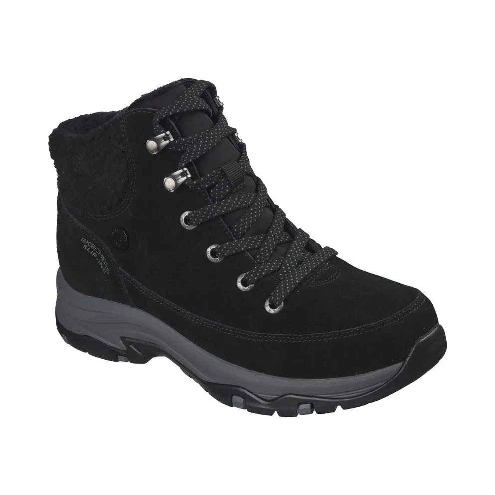Skechers Slip-ins Waterproof Relaxed Fit: Trego Snow Breeze “Black (167894 Blk)” (167894BLK)
