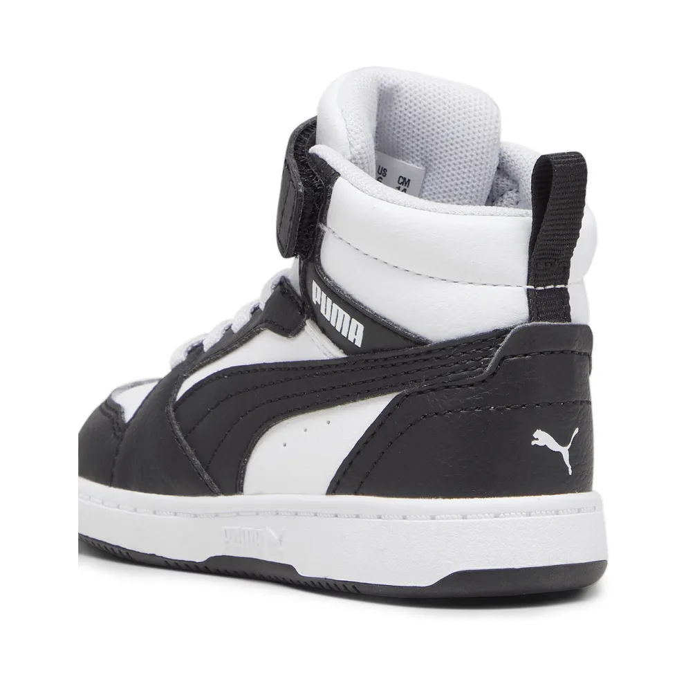 Puma Rebound V6 Mid “Puma White / Puma Black / Shadow Gray” (396542_01)