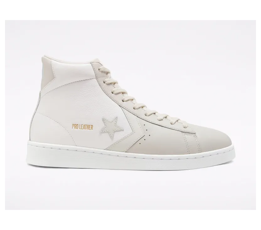 Converse Pro Leather High ‘Pale Putty’ White/Pale Putty/White (167817C)