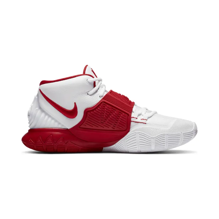 Nike Kyrie 6 ‘White University Red’ White/White/University Red (CZ4938-100)