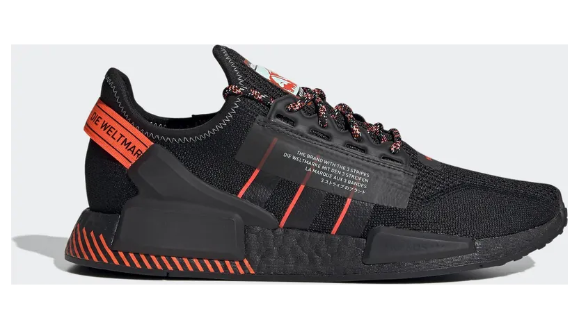 adidas NMD_R1 V2 Schuh Core Black / Core Black / Solar Red (FW6409)
